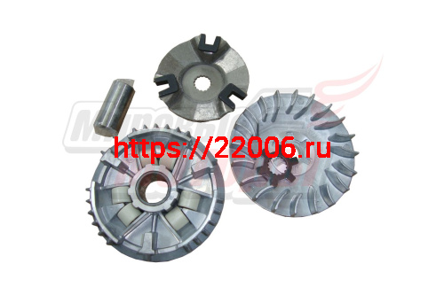 Вариатор ПЕРЕДНИЙ в сборе YAMAHA BWS 100 (компл.)