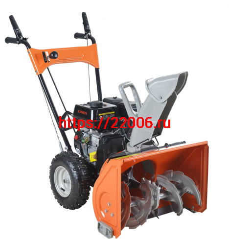 Снегоуборщик GardenPro  7,0 л.с KCM22B (ширина 56см,высота 40см,4вперед/1назад, ручной старт,13*4.1-6, 212сс ZONGSHEN 170F, 53кг) фото 2