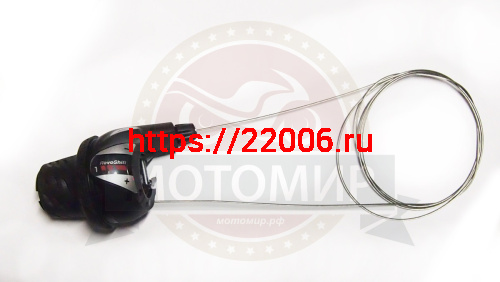 Шифтер Shimano Tourney, RS36-LS BT, лев, 3 скор., тр. 1800мм Шифтер Shimano Tourney, RS36-LS BT, лев, 3 скор., тр. 1800мм