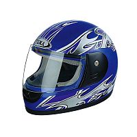 Мотошлем YM-801А синий (S)