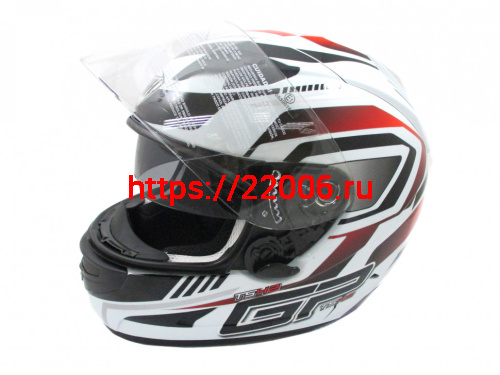 Мотошлем THH TS-42 №11 white/red (M)