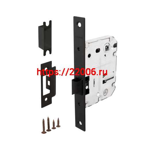 Защелка Fuaro (Фуаро) врезная PLASTP72-50 (P72-50) BL черный Защелка Fuaro (Фуаро) врезная PLASTP72-50 (P72-50) BL черный
