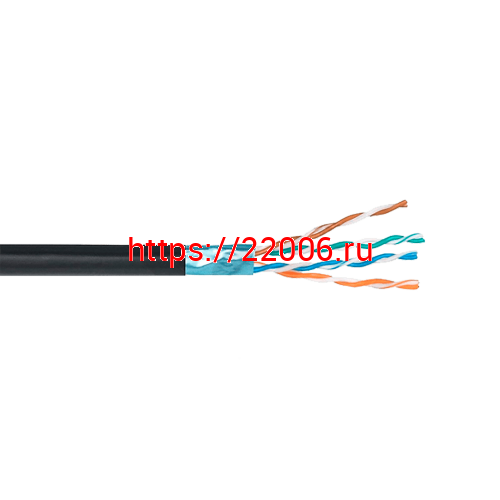 Кабель DIVISAT FTP 4PR 24AWG Cu CAT 5e, OUTDOOR (0.46) 305м Кабель DIVISAT FTP 4PR 24AWG Cu CAT 5e, OUTDOOR (0.46) 305м