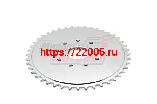 Звезда ведомая 44z F50,F80,NR50,NR80,T100,72(8P) (9 отверстий) ХРОМ