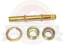 Кареточный узел в сборе (безрезьбовой, под клин, подшипник 3/16*9, ось 145мм),  ("Десна") (ETA-01)