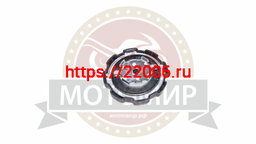 Крышка бензобака 168F-В черная пласт с гранями (пришла как 98096) фото 2