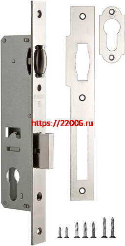 Корпус Fuaro (Фуаро) узкопрофильного замка с роликовой защелкой PROF155-30 (155-30) CP хром Корпус Fuaro (Фуаро) узкопрофильного замка с роликовой защелкой PROF155-30 (155-30) CP хром