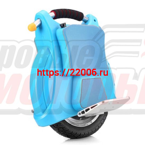Моноколесо 14", 2200 мАч (132 Вт*ч)ГОЛУБОЕ(макс.скорость-18 км/ч,запас(макс.скорость-16 км/ч,запас хода-15-25 км, макс.нагрузка-120кг)(в комплекте тре