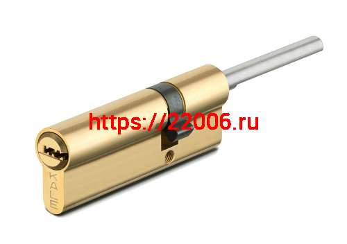 Цилиндровый механизм Kale kilit (Кале килит) под вертушку (дл.шток) 164 SX/66 (30+10+26) mm латунь 5 кл. Цилиндровый механизм Kale kilit (Кале килит) под вертушку (дл.шток) 164 SX/66 (30+10+26) mm латунь 5 кл.