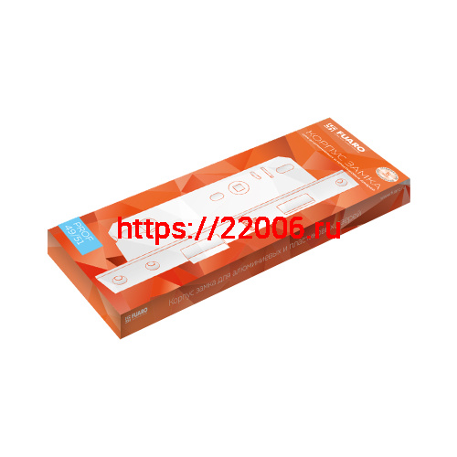 Корпус Fuaro (Фуаро) узкопрофильного замка с роликовой защёлкой PROF5116-25 CP хром фото 2