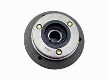 Ротор генератора в сборе с обгонной муфтой TTR-125/KAYO-140 6 катушек низкий