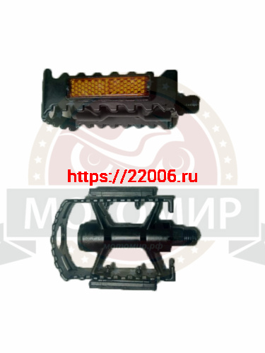 Педали Вело алюминий/пластик 102х66мм,МТВ, черно/серебр.(EPD-22) Педали Вело алюминий/пластик 102х66мм,МТВ, черно/серебр.(EPD-22)