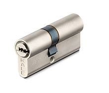 Цилиндровый Kale kilit (Кале килит) механизм 164 SN/68 (26+10+32) mm никель 5 кл.
