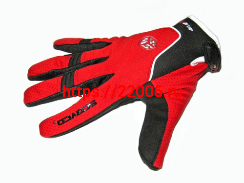 Перчатки Scoyco BG10 (ХL) красные