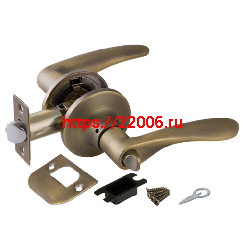 Ручка Punto (Пунто) защелка DK620 MAB-BK (6020 MAB-B) (фик.) мат. бронза