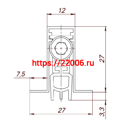 Автоматический Armadillo (Армадилло) порог EASY BLOCK F/1020 фото 3