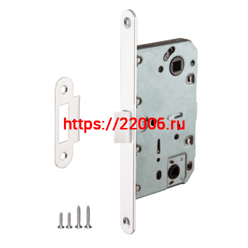 Защелка Punto (Пунто) врезная PL96WC-50/BL WH (белый) Защелка Punto (Пунто) врезная PL96WC-50/BL WH (белый)