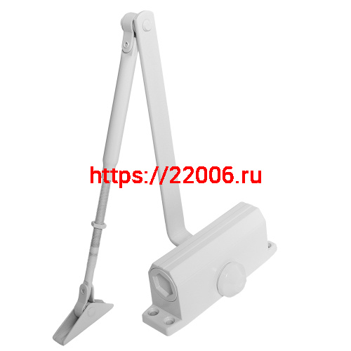 Доводчик Ajax (Аякс) дверной DCTR15-60 (TDR-60) 15-60кг WH белый