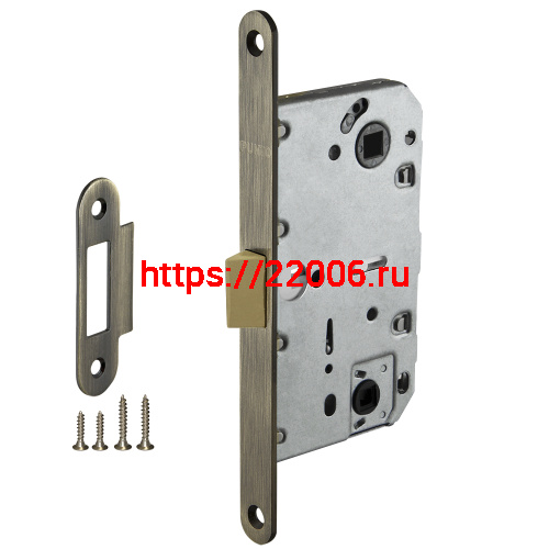 Защелка Punto (Пунто) врезная PL96WC-50/BL ABG (бронза) Защелка Punto (Пунто) врезная PL96WC-50/BL ABG (бронза)