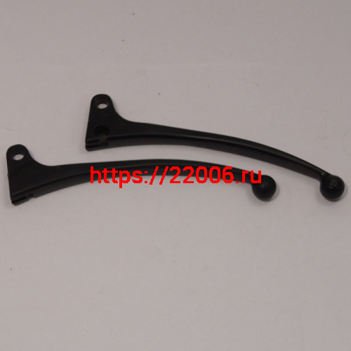 Рычаги тормоза/сцепления Альфа (черные)
