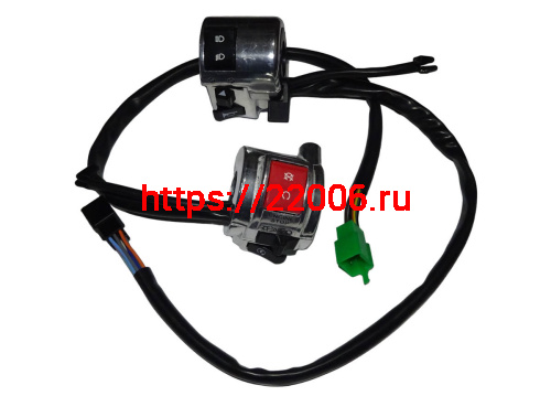 Переключатель ROADSTER RA1левый+правый, в сборе (72201-J0E6-0000+72301-J0E6-0000) фото 2