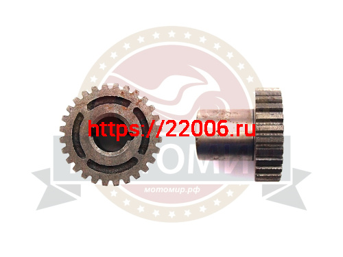 Вал внутренний барабана сцепления 168F Вал внутренний барабана сцепления 168F