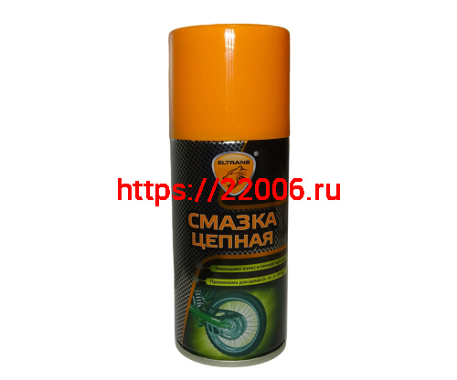 Смазка цепи ЭЛТРАНС для МОТО, Вело цепей всех видов , аэрозоль 210 мл.'EL-0509.02 Смазка цепи ЭЛТРАНС для МОТО, Вело цепей всех видов , аэрозоль 210 мл.'EL-0509.02