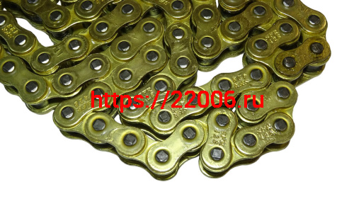 Цепь SFR (428) SFR -130 зв. тюнинг в инд. упак.(коробка), 428-130 L, цвет ЗОЛОТО (Crossfire, Bitrix фото 3