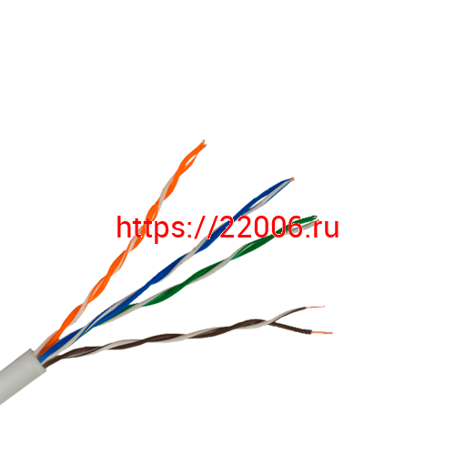 Кабель DIVISAT (С) UTP 4PR 24AWG Cu CAT 5e, PVC (0.46) 305м Кабель DIVISAT (С) UTP 4PR 24AWG Cu CAT 5e, PVC (0.46) 305м