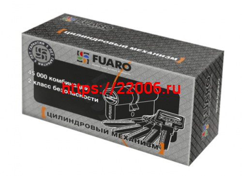 Цилиндровый Fuaro (Фуаро) механизм R600/60 mm (25+10+25) PB латунь 5 кл. фото 3