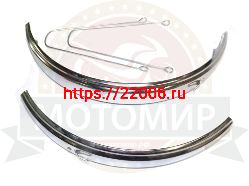 Крылья велосипедные 26'' стальные (пара), цвета: сереб., черный HN 26 Крылья велосипедные 26'' стальные (пара), цвета: сереб., черный HN 26