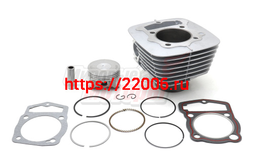 Цилиндро-поршневая группа в сборе 165FMM,166FMM (250cc) D65,5,h107mm,p15mm (CB250)
