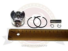 Поршень мотокосы FZ 33сс, 36 мм (кольца, палец d9 мм, стопор. кольца) (пришел как 45775)
