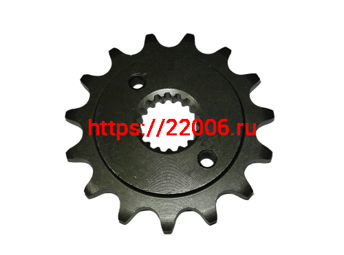 Звезда 15 зуб. (520) цепи, шлицю z=17, d24, ведущая 185YMQ ()
