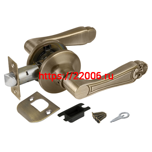 Ручка Punto (Пунто) защелка 6037 MAB-P (без фик.) мат. бронза