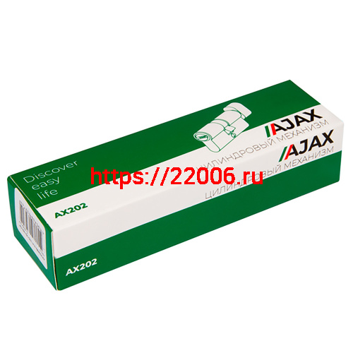 Цилиндровый Ajax (Аякс) механизм (AX202/80) AX2002Knob80 (40+10+30) CP хром с вертушкой фото 2