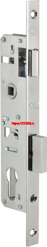 Корпус Kale kilit (Кале килит) узкопрофильного замка с защёлкой 153/P (25 mm) w/b (хром)