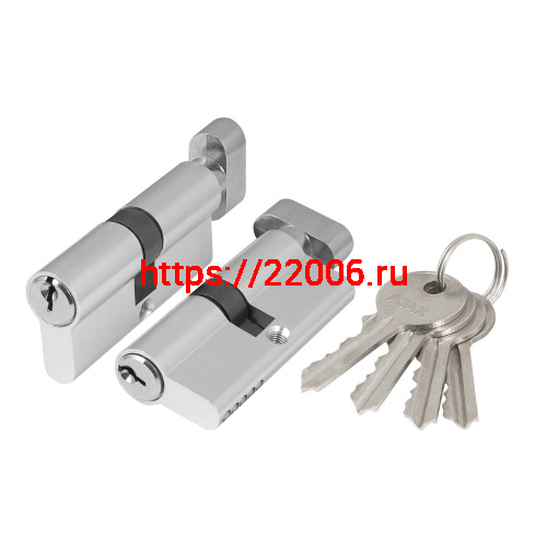 Цилиндровый Ajax (Аякс) механизм (AX102/60) AX1002Knob60 (25+10+25)/HD CP хром 4Key с вертушкой Цилиндровый Ajax (Аякс) механизм (AX102/60) AX1002Knob60 (25+10+25)/HD CP хром 4Key с вертушкой
