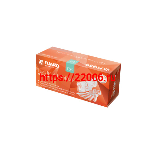 Цилиндровый Fuaro (Фуаро) механизм (R602/70) R6002Knob70(30+10+30) PB латунь 5Key с вертушкой фото 2