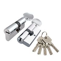 Цилиндровый Punto (Пунто) механизм Z3002Knob120(55+10+55) с вертушкой CP хром