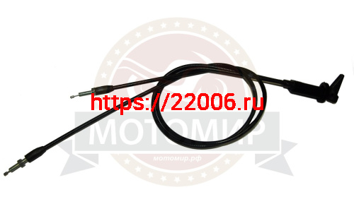 Трос топливного корректора Тайга, двойной, 2 карбюрат.,L-790/900мм, ход-20/20мм,  С40800340 МотоМир