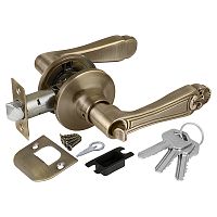 Ручка Punto (Пунто) защелка 6037 MAB-E (кл./фик.) мат. бронза