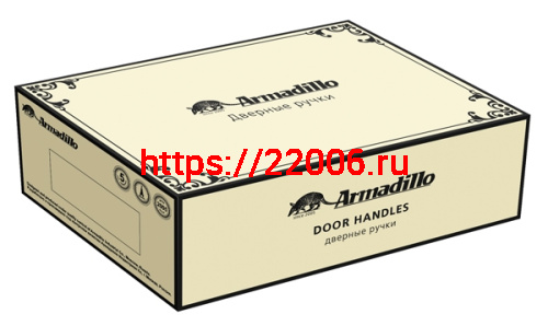 Ручка Armadillo (Армадилло) раздельная R.CL55.Silvia (Silvia CL1) ABL-18/WP-109 темная медь/бел.фарфор фото 3