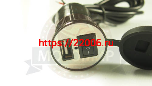 Гнездо USB с выключателем, 277А4 фото 2 Гнездо USB с выключателем, 277А4 фото 2